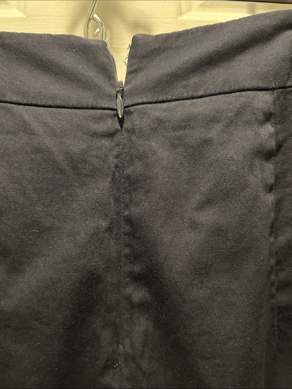 Milly Navy Pencil Skirt with Front Tie - Picture 4 of 4